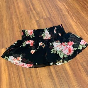 Express skirt with built in shorts